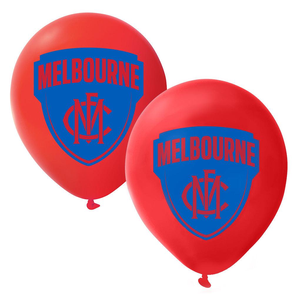 Melbourne AFL Logo Printed Latex Helium Balloon you - Party Affair