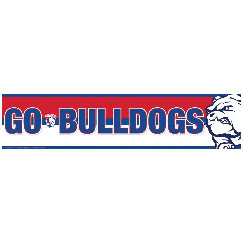 AFL Go Bulldogs Football Banner - Party Affair