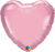 Pearl Pink Heart Foil Balloon Qualatex