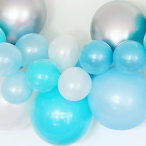 Blue & Silver D.I.Y. Balloon Garland Kit