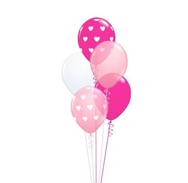 Big Hearts Love Latex Balloon Bouquet - Party Affair