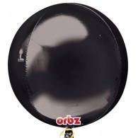 Black Metallic Orbz Foil Balloon - Party Affair
