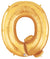 Letter Q 100cm Gold Foil Balloon
