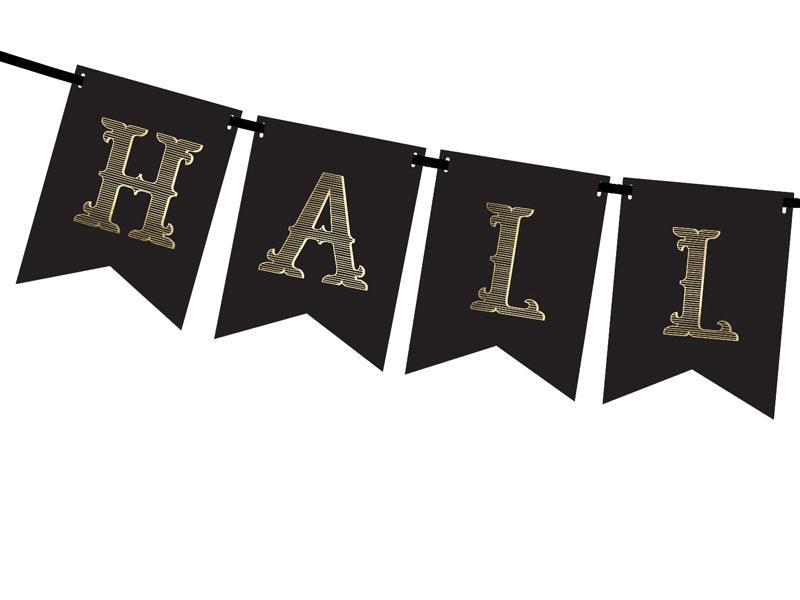 Black Halloween Paper Bunting - Party Affair