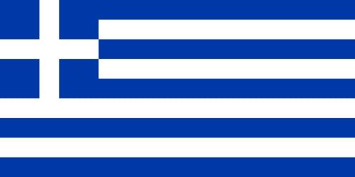 Greek Flag Cloth Hand Waver - Party Affair