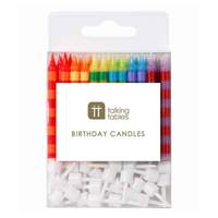 Birthday Bash Striped Candles & Holders