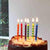 Birthday Bash Striped Candles & Holders