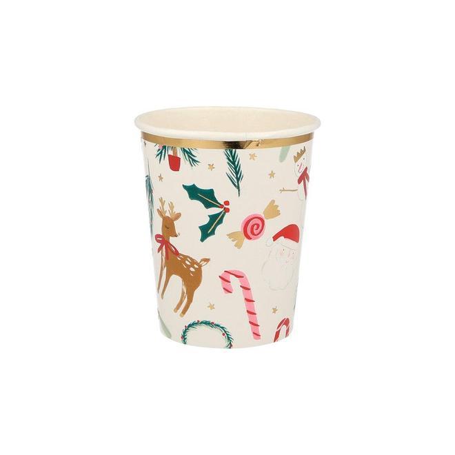 Festive Motif Paper Cups - Party Affair