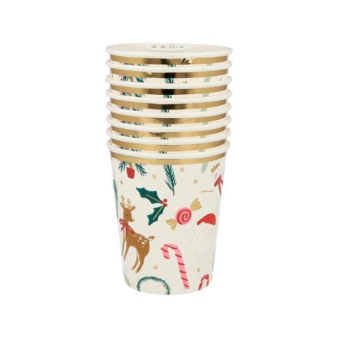 Festive Motif Paper Cups - Party Affair