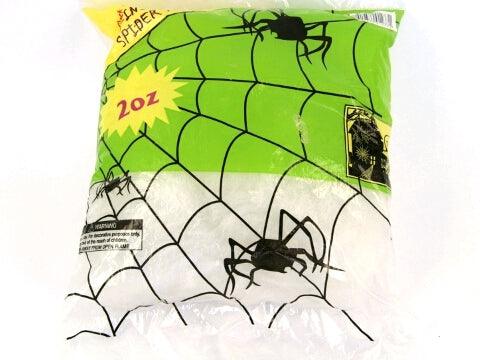 Glow In The Dark White Spider Web - Party Affair