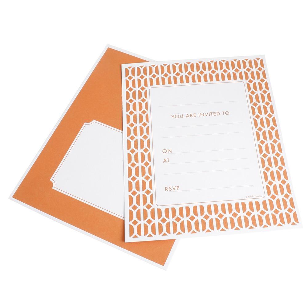 Habitat Tangelo Geometric Party Invitations - Party Affair