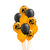 Halloween Black & Orange Latex 10 Balloon Bouquet