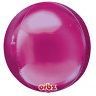 Hot Pink Metallic Orbz Foil Balloon 