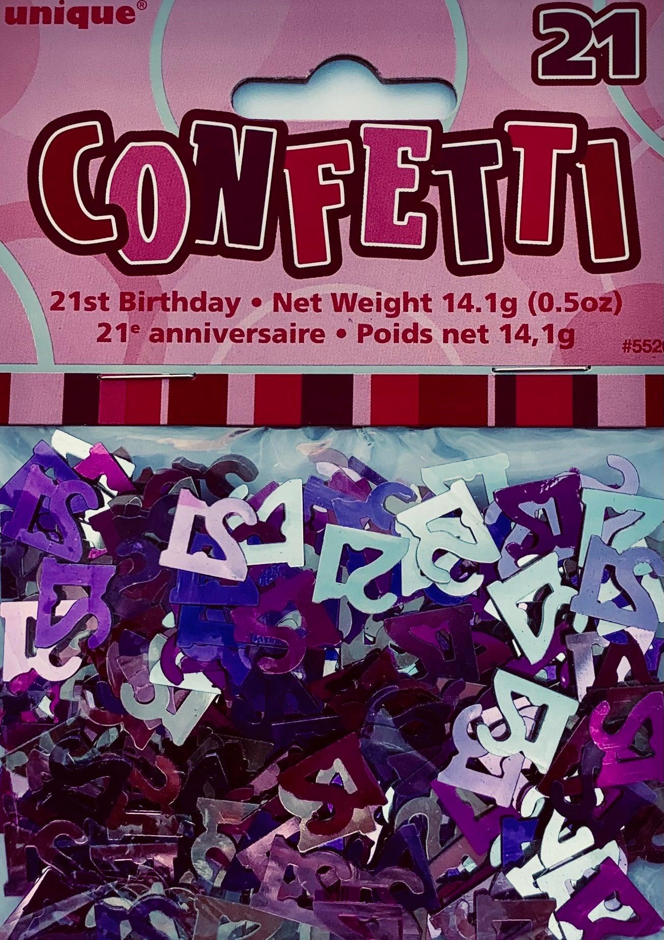 Scatter Pink, Purple & Silver 21 - Party Affair