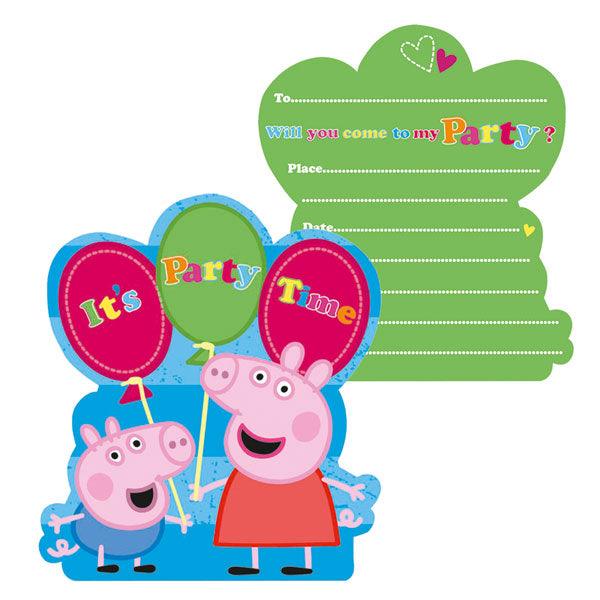 Peppa Pig Invitations - 6 - Party Affair