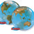 Planet Earth Globe Plastic Bubble Balloon