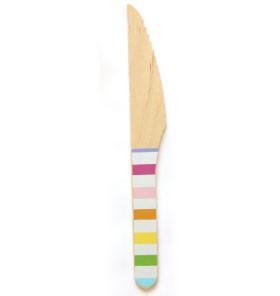 Rainbow Wooden Knives - Party Affair