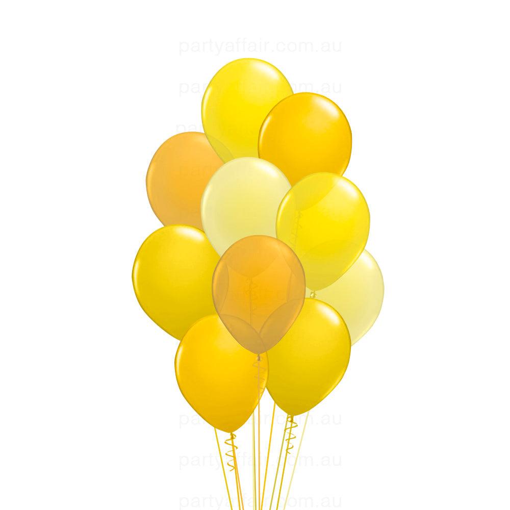 Ray of Sunshine Latex 10 Balloon Bouquet - Party Affair