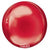 Red Metallic Orbz Foil Balloon 
