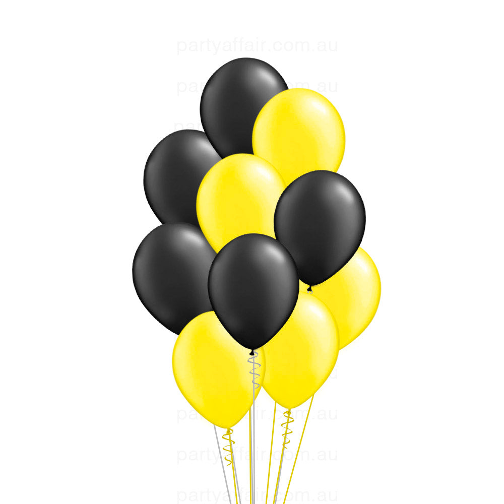 Richmond Football Team Latex 10 Balloon Bouquet