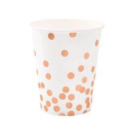 Rose Gold Foil Confetti Cups - Party Affair