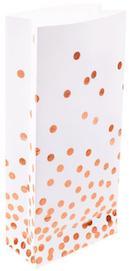 Rose Gold Foil Confetti Treat Bags - Party Affair