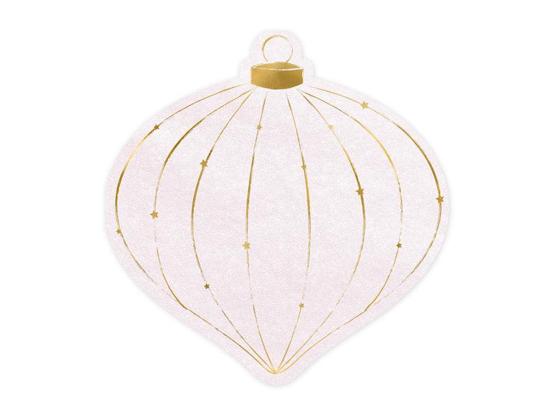 Christmas Bauble Shaped Napkins - Party Affair