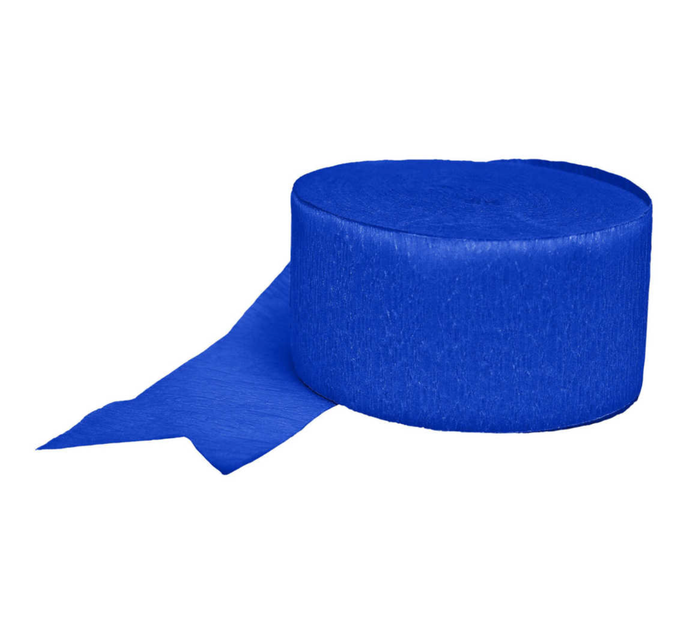 Blue Crepe Paper Streamer