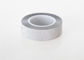Silver Glitter Adhesive Craft Tape 