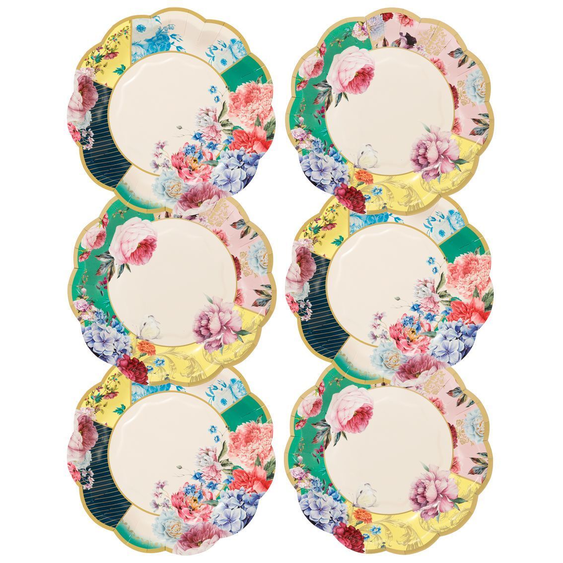 Truly Scrumptious Vintage Inspired Small Paper Plates