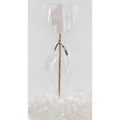 White Glitter Number 1 One Candle - Party Affair