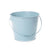 Soft Blue Tin Bucket With Handle