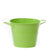 Lime Green Tin Bucket With Side Handles