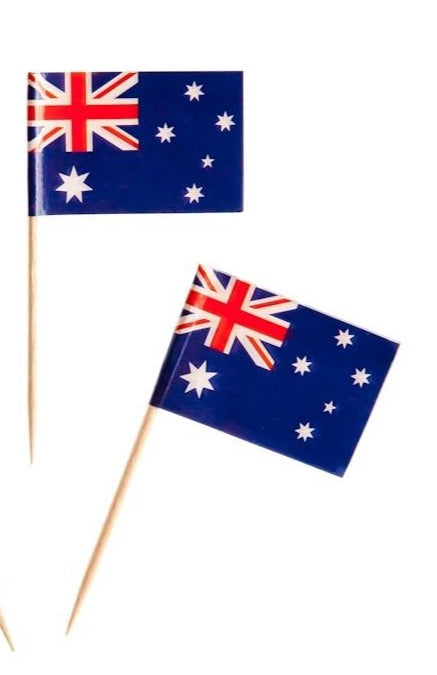 Australian Flag Canape Picks - 50