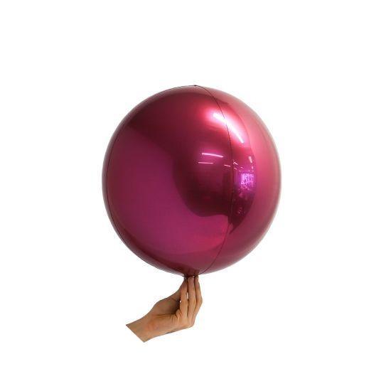 Loon Ball 35cm Metallic Burgundy Foil - Party Affair