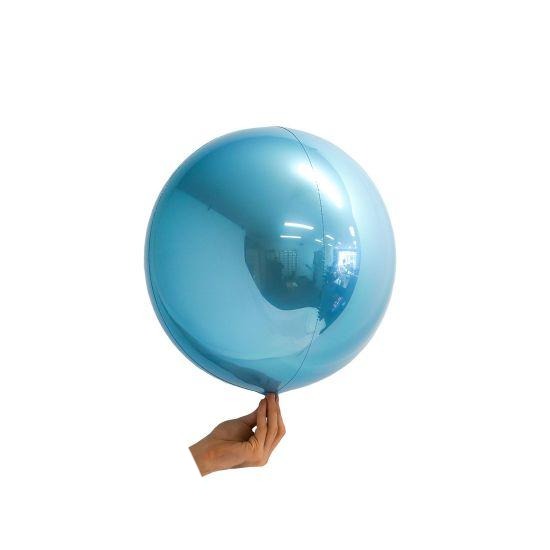 Loon Ball 35cm Pastel Blue Foil