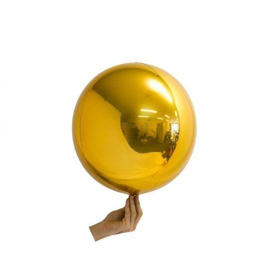 Loon Ball 35cm Metallic True Gold Foil - Party Affair