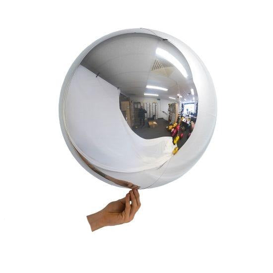 Loon Ball 51cm Silver Foil Balloon