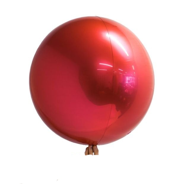 Loon Ball 61cm Red Foil Balloon