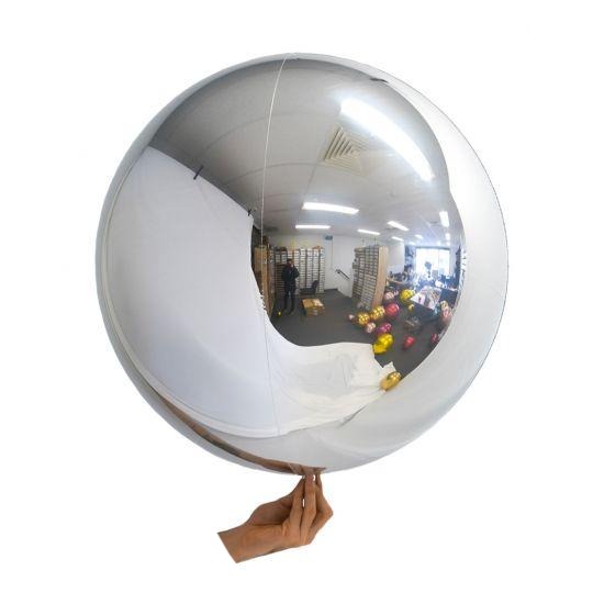 Loon Ball 61cm Silver Foil Balloon