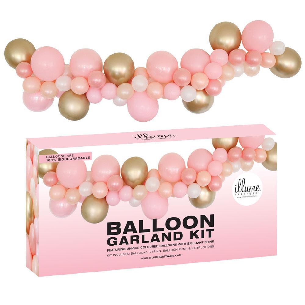 Pink & Gold DIY Balloon Garland Kit - Party Affair