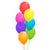 Rainbow 7 Latex Balloon Bouquet