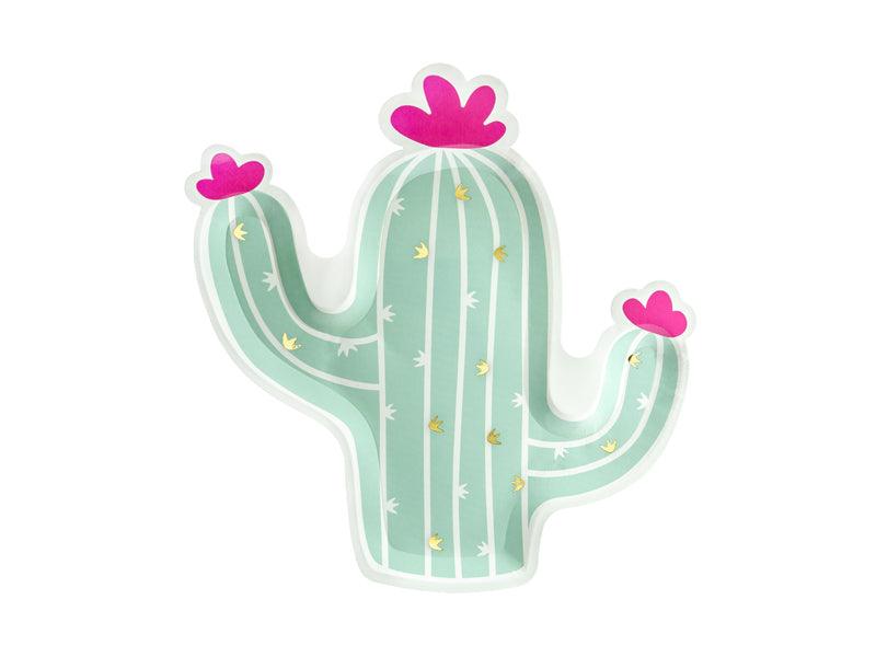 Cactus Shaped Paper Plates - Party Affair