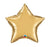 Chrome Gold Star Foil Balloon