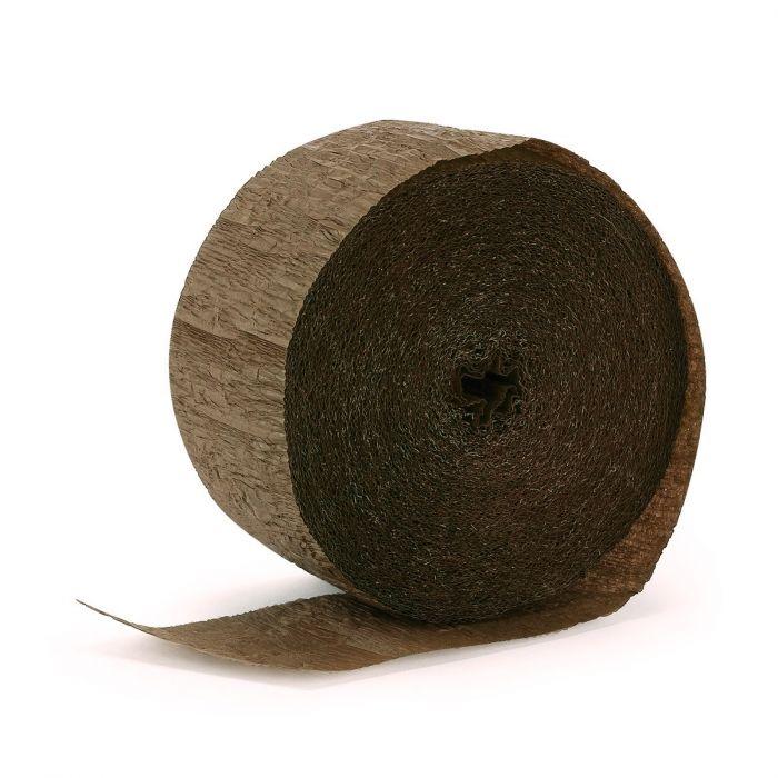 Brown Crepe Paper Streamer - Party Affair