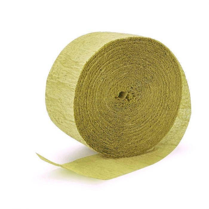 Metallic Gold Crepe Paper Streamer - Party Affair