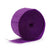 Purple Crepe Paper Streamer