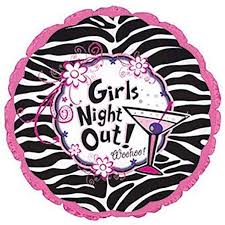 Girls Night Out Woohoo! Foil Balloon