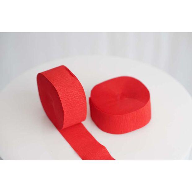 Red Crepe Paper Streamer - Party Affair