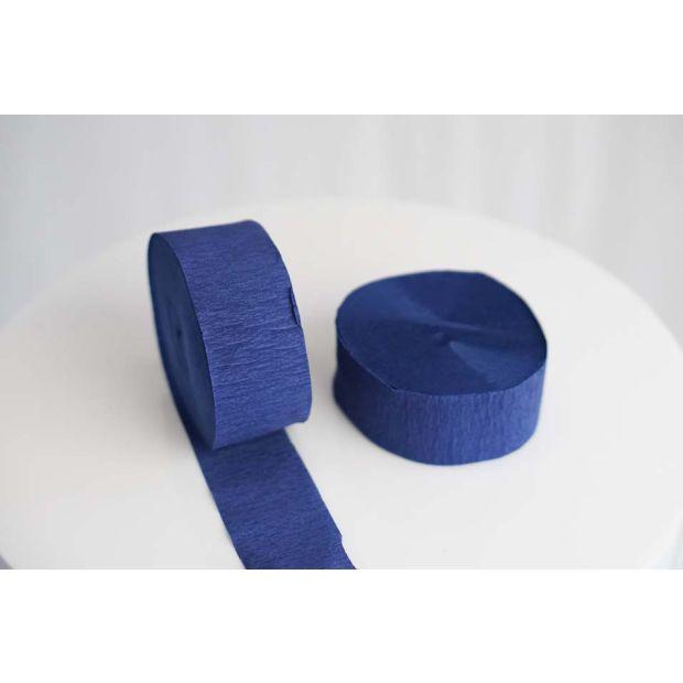 Navy Blue Crepe Paper Streamer - Party Affair